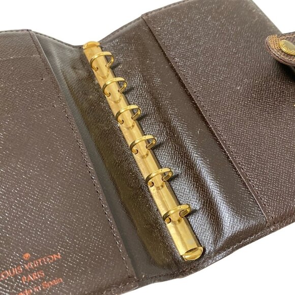 LOUIS VUITTON Agenda PM Ebene Damier Agenda Cover Case 132-081025 - Picture 8 of 12